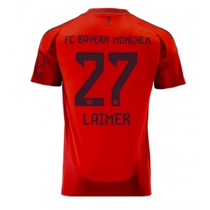 Bayern Munich Konrad Laimer #27 Domácí Dres 2024-25 Krátký Rukáv